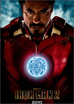 Designer QR Code Iron Man 2